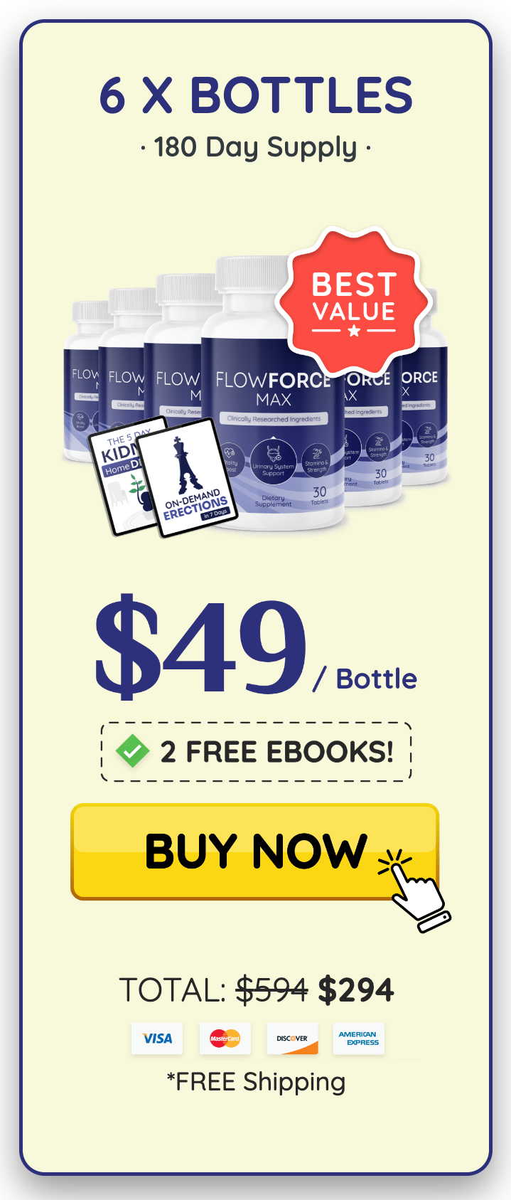 FlowForce Max - 6 Bottles